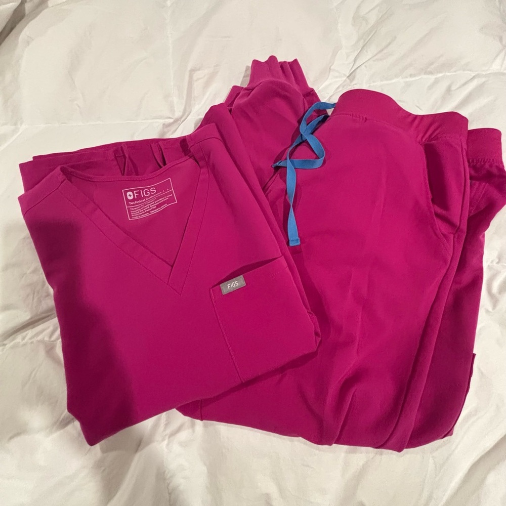 FIGS RASPBERRY SORBET SET LARGE